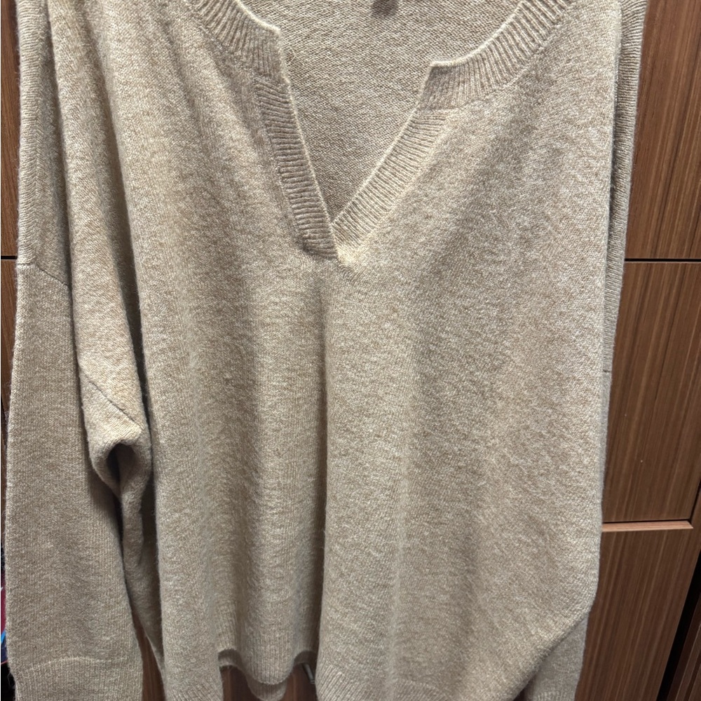 Vince Camuto Tan Knit Sweater